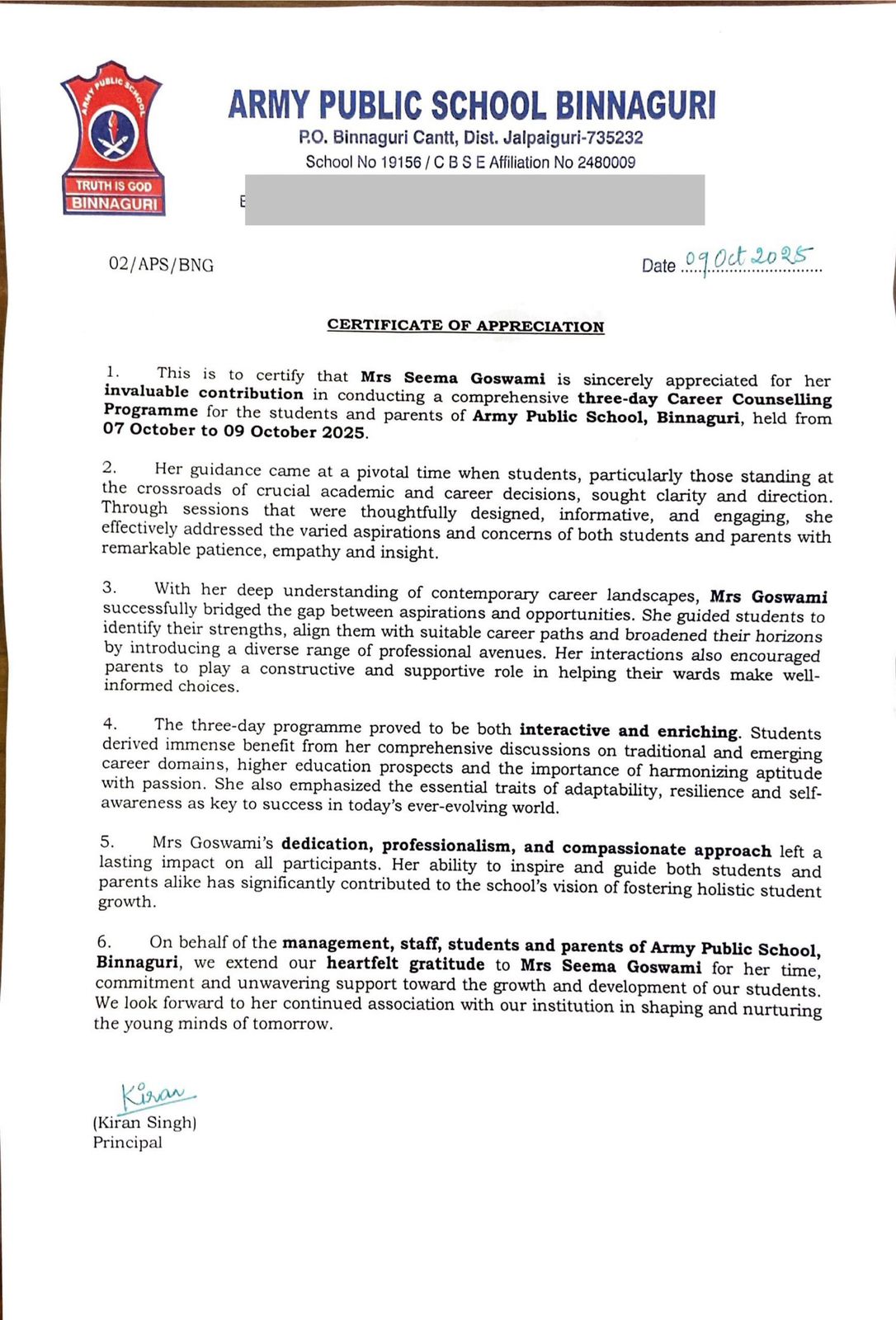 Parent workshop in session.