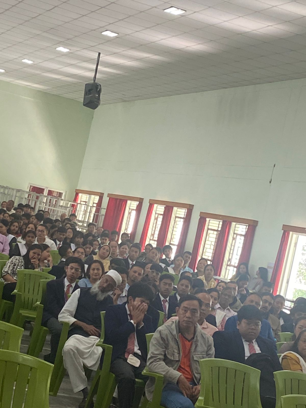 Students participating actively during the discussion.